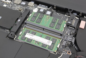 Slot accessibili 2x DDR5 SODIMM