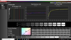 CalMAN: Scala di grigi (calibrato)