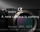 Il teaser di Sony per il lancio di una nuova fotocamera il 29 agosto sembra confermare le precedenti voci di un aggiornamento della fotocamera compatta full-frame A7C. (Fonte: Sony - modifica)