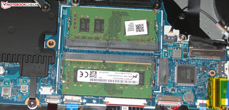 Sono disponibili due slot di memoria. La RAM funziona in modalità dual-channel.