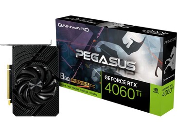 Gainward RTX 4060 Ti 8 GB Pegasus OC (Fonte: Gainward)