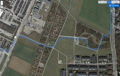 GPS Test: Wiko View 2 Go – Pedalata attraverso il bosco