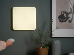 Il pannello luminoso a parete LED JETSTRÖM di IKEA è in vendita in Europa. (Fonte: IKEA)