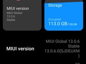 Dettagli della MIUI 13.0.6 su Xiaomi Mi 10T Pro (Fonte: Own)