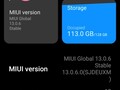 Dettagli della MIUI 13.0.6 su Xiaomi Mi 10T Pro (Fonte: Own)