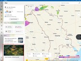 Microsoft Weather con annunci pubblicitari in Romania (Fonte: Own)