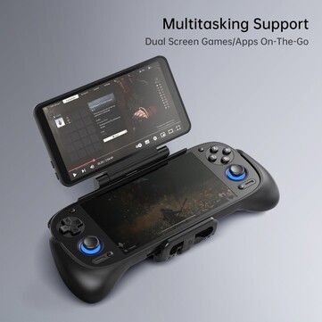 Il Retroid Dual Screen Add-on può essere regolato su tre angolazioni. (Fonte: Retroid)