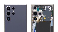 Il primo video di teardown di Samsung Galaxy S24 Ultra mostra il sistema di raffreddamento più grande e la camera di vapore più grande. (Immagine: PBKReviews)