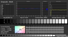 CalMAN: Scala di grigi (calibrato)