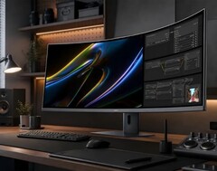 Il monitor da gaming HKC Apocalypse 43H180C presenta un formato 24:9 e una risoluzione 5k2k+.