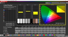 CalMAN ColorChecker calibrato