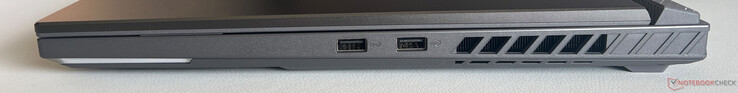 A destra: 2x USB-A 3.2 Gen.2 (10 GBit/s)