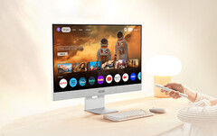 L'MS27UC è più elegante della maggior parte dei monitor da ufficio. (Fonte: Asus)