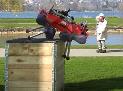I ricercatori del Politecnico di Zurigo sviluppano moduli all&#039;avanguardia che consentono al robot ANYmal D di navigare su terreni e ostacoli complessi. (Fonte: ETH Zürich su YouTube)