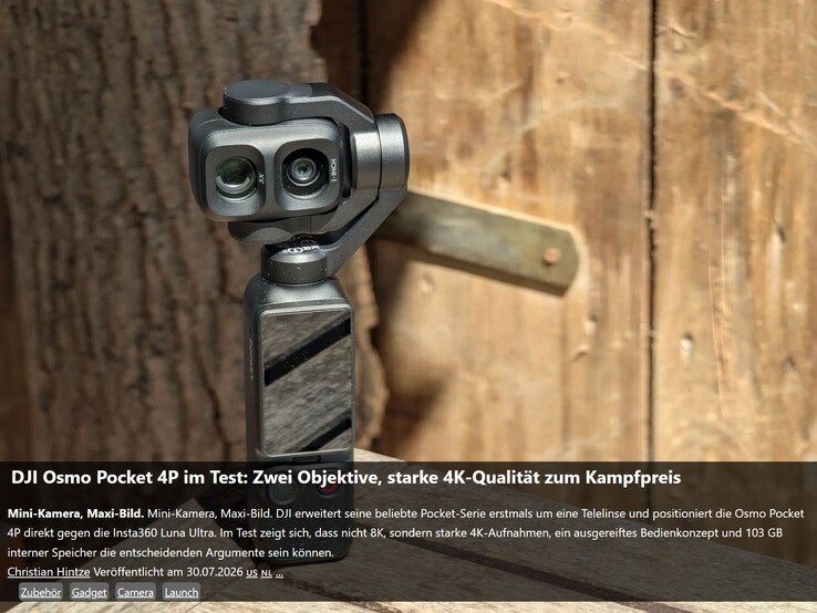 La nostra recensione del DJI Osmo Pocket 4P