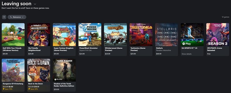 Titoli che usciranno da Xbox Game Pass nel luglio 2026.