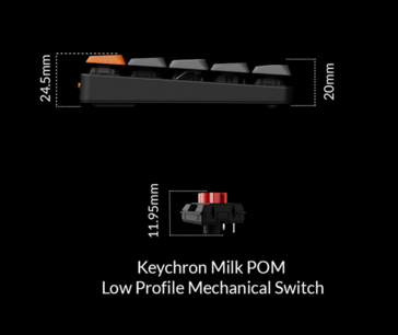 Dimensioni Keychron K9 Max