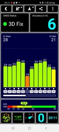 Ricezione GPS all'aperto