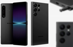 Il Sony Xperia 1 IV è stato messo a confronto con il Samsung Galaxy S22 Ultra. (Fonte: Sony/Samsung - modifica)