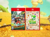 Vengono mostrate le custodie retail di Splatoon Raiders e Yoshi e il Libro Misterioso