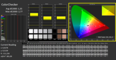 CalMAN ColorChecker - calibrato