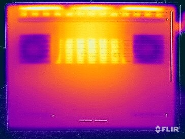 Test di sollecitazione delle temperature di superficie (in basso)