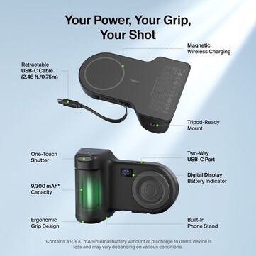 Il Belkin Stage PowerGrip può caricare tre dispositivi contemporaneamente. (Fonte: Belkin)