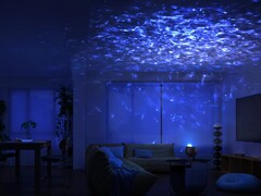 Il proiettore di luce stellare Ocean Wave di Govee (nella foto) uscirà a settembre 2025. (Fonte: Govee)