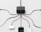 Sette dispositivi possono essere alimentati contemporaneamente tramite USB-C o USB-A con un massimo totale di 350 watt.