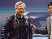 Jensen Huang con la sua giacca di pelle Tom Ford a Taipei