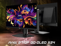 Il MAG 271QP X24 è un altro monitor da gioco a 1440p e 240 Hz di MSI. (Fonte: MSI)