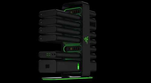 Il Project Christine di Razer era un framework modulare che permetteva una facile integrazione di CPU, GPU e HDD (Fonte: Razer)