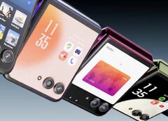 Il Motorola Razr 50 Ultra ha un enorme display secondario da 4 pollici. (Immagine: Motorola)