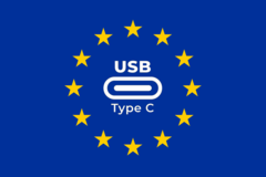 L&#039;UE richiederà che la maggior parte dei dispositivi elettronici sia dotata di ricarica USB-C entro il 28 dicembre 2024. (Immagine via Wikicommons con modifiche)