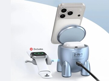 Può caricare un iPhone e gli AirPods contemporaneamente. (Fonte: Ugreen)