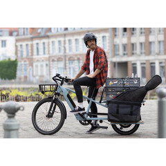 Una nuova Elops cargo e-bike, la R500E Longtail, è ora disponibile da Decathlon in Europa. (Fonte: Decathlon)