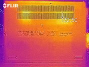 Temperatures during idle - lato inferiore