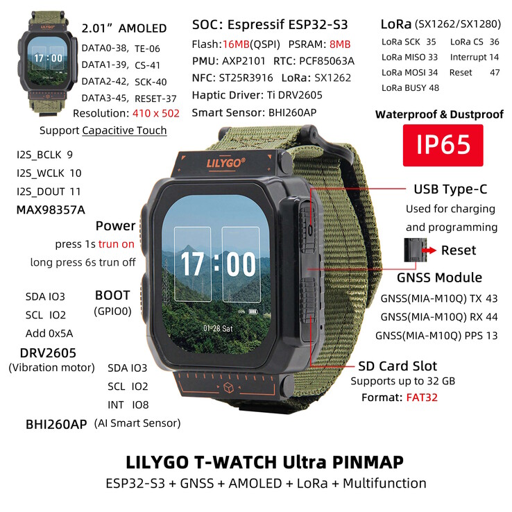 Il Lilygo T-Watch Ultra