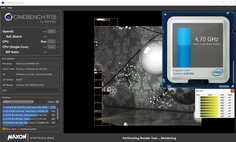 Cinebench R15 multi-core rendering