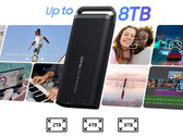 Samsung vende il T5 EVO in uno stile e tre capacità di memoria. (Fonte: Samsung)