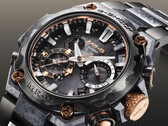 Il Casio G-Shock MRG-B2000JS-1AJR (nella foto) presenta un cinturino e una lunetta trattati con un rivestimento in carbonio simile al diamante (DLC). (Fonte: Casio)