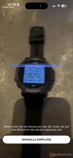 Scansione del codice QR