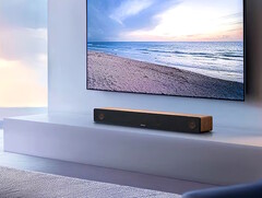 La soundbar JVC Kenwood TH-WD05 offre un suono surround e un dialogo chiaro grazie ai diffusori a cono in legno. (Fonte: JVC Kenwood)