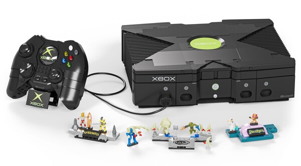 Il set di costruzione Mattel Brick Shop Microsoft XBOX.