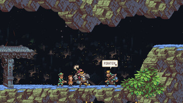 Un'immagine che mostra diversi personaggi di Owlboy.