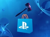 Il logo del PlayStation Store viene mostrato sotto il martelletto