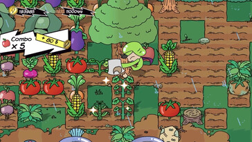 Nell'immagine: una schermata di gioco di Super Farming Boy.