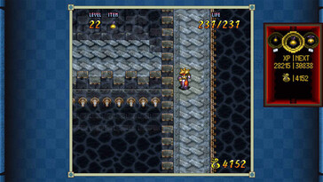 Nella foto: uno screenshot del gameplay di Terranigma.
