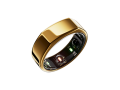 L&#039;Oura Ring Generation 3 è disponibile in quattro colori, incluso l&#039;oro. (Fonte: Oura)