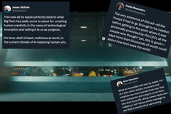 Applela recente pubblicità Crush di Perfect Union per il nuovo iPad Pro è stata molto criticata e ha portato l'azienda a presentare delle scuse e a ritirare la pubblicità dagli spot televisivi. (Fonte immagine: Apple / Perfect Union su Instagram - modificato)